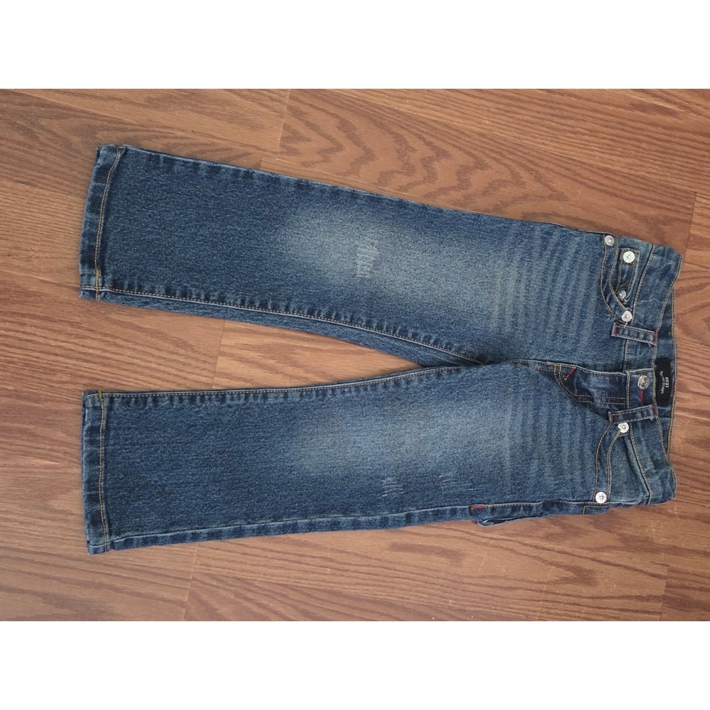 True Religion Ricky Relaxed‎ Straight Boys Jeans  Size 4 Adjustable waist